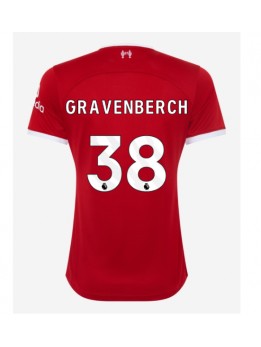 Ženski Nogometna dresi replika Liverpool Ryan Gravenberch #38 Domači 2023-24 Kratek rokav